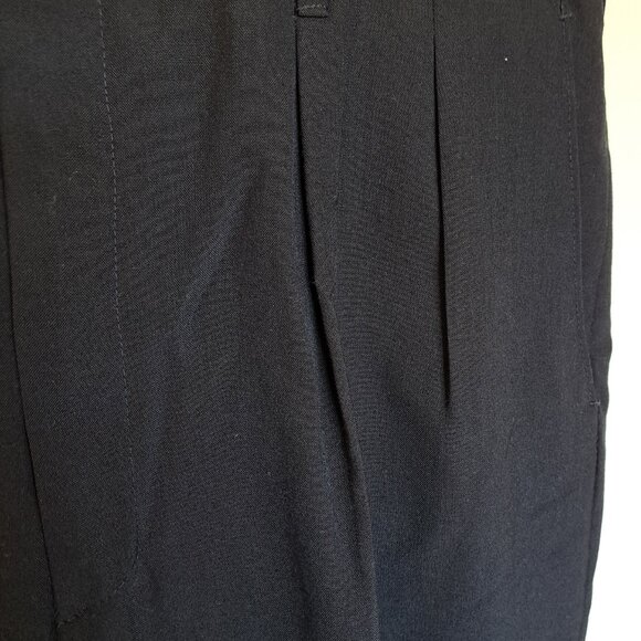 IMPERIAL BY HAGGAR Men's Black Dress Pants Size 36x33 Pre-Owned - Picture 2 of 7